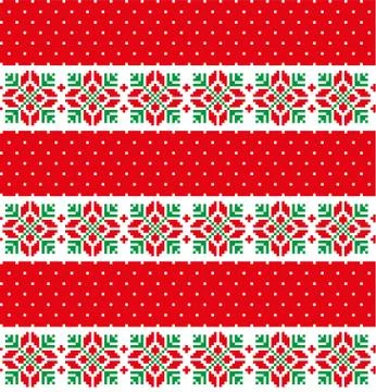 New Year's Christmas pattern pixel vector illustration eps Illustrazione stock