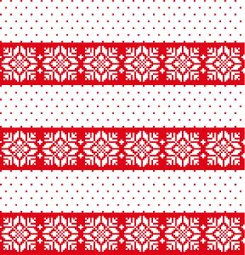New Year's Christmas pattern pixel vector illustration eps Stock Illustration