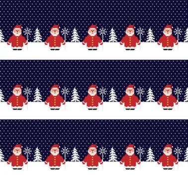 New Year's Christmas pattern pixel vector illustration eps 스톡 일러스트