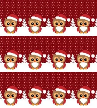 New Year's Christmas pattern pixel vector illustration eps イラスト素材