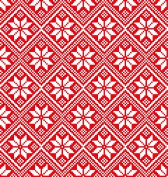 New Year's Christmas pattern pixel for print Stock Illustration