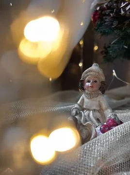 New Year's composition decor Stock Photos