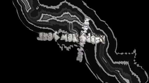 New Years countdown - any year - in silver tones Stock Footage