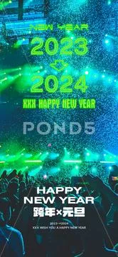 New Year's Day and New Year's Eve Celebration Party PSD Template