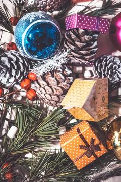 New Year's decor Stock Photos