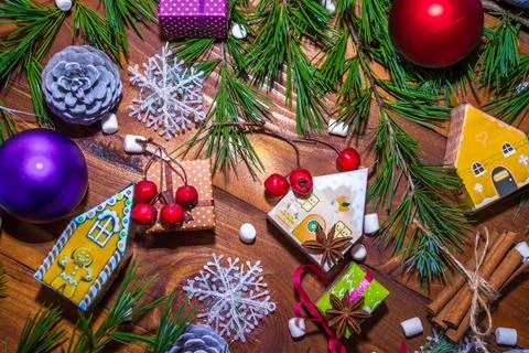 New Year's decor Stock Photos