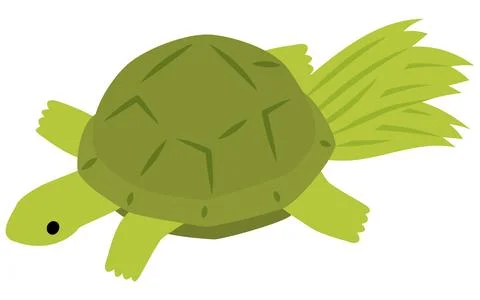 New Year's decorated turtle, isometric icon イラスト素材