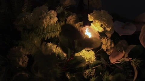 New Year's decoration in the form of a lantern Stock Footage 300031322