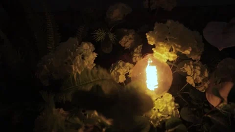 New Year's decoration in the form of a lantern Stock Footage 300031326
