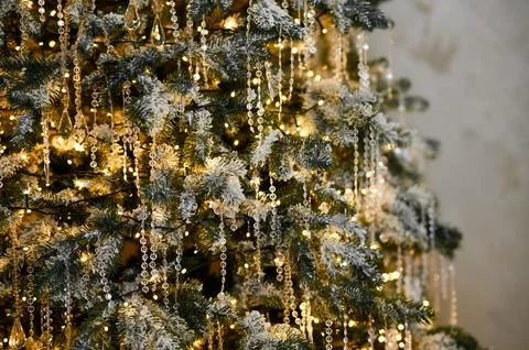 New Year's decorations and elements of New Year's decor Stock Photos