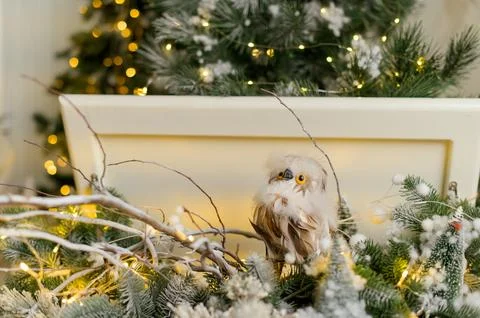 New Year's decorations and elements of New Year's decor Stock Photos