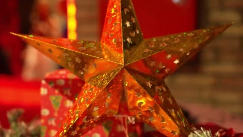 New Year's decorations on the Christmas tree Stock Footage 323456452