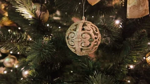 New Years decorations for the room 库存影片 329091380