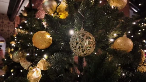 New Years decorations for the room Vídeos de archivo 329091392