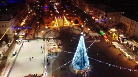 New Year's fair Stock Footage 169114323