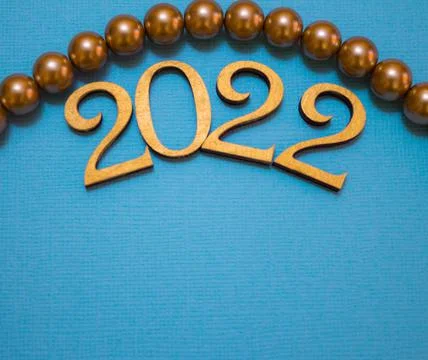 New Year's frame is a background for the design of banners and postcards. Stock Photos