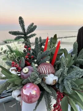 New Year's gift Stock Photos