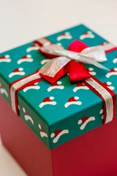 New Year's gift, on white background Stock Photos