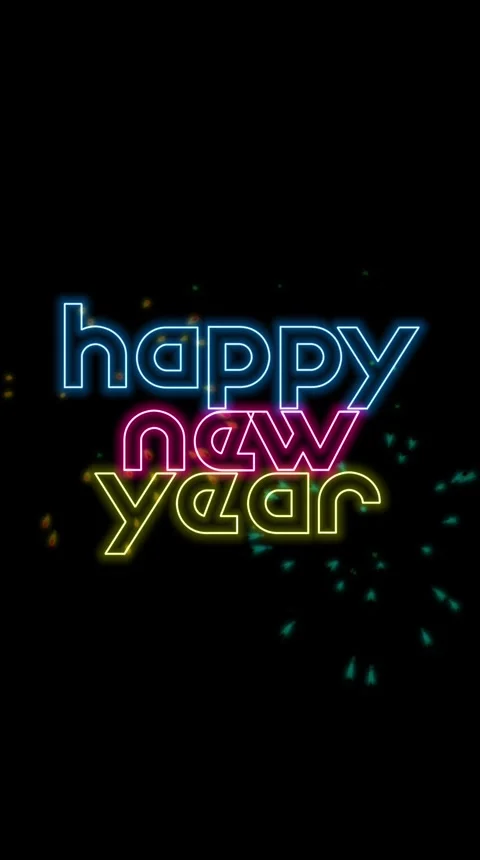 New Year's greeting animation2 Stock Footage 320666887