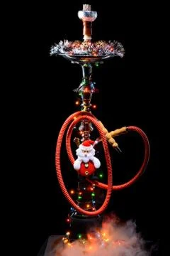 New years hookah Stock Photos