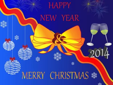 New Year's 스톡 일러스트