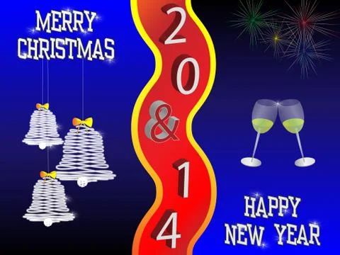 New Year's 스톡 일러스트