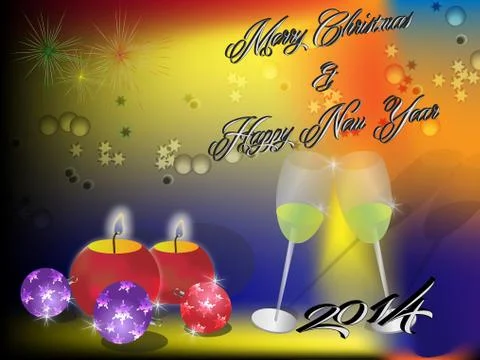 New Year's 스톡 일러스트