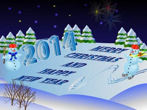 New Year's 스톡 일러스트