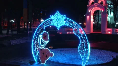 New Year's installations Stock Footage 168575962