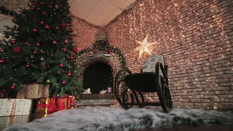 New Year's interior Stock Footage 132181954