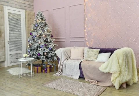 New year's interior Stock Photos