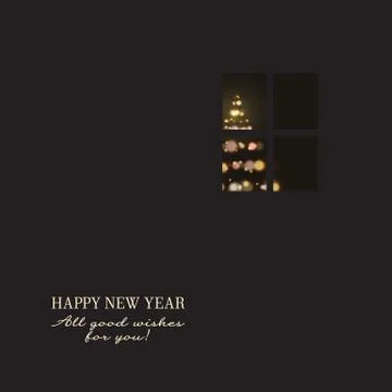 New years invitation. Stock Illustration