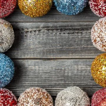 New Year's layout for text Stock Photos