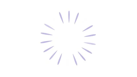 New Years leaf fireworks animation video on white background Stock Footage 344250496