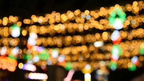 New Year's lighting of the city Video stock 80945571
