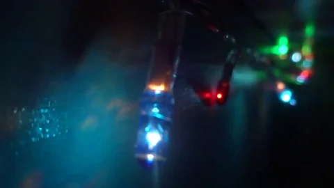 New Year's lights Stock Footage 83859019