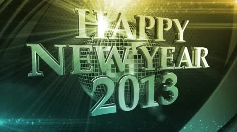 New Years Loop Background Stock Footage 15604528