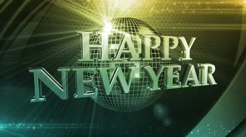 New Years Loop Background Stock Footage 15608569