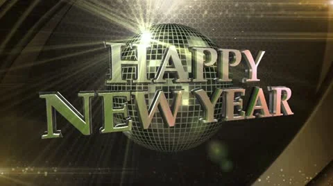 New Years Loop Background Stock Footage 15612610