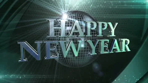 New Years Loop Background Stock Footage 15614623
