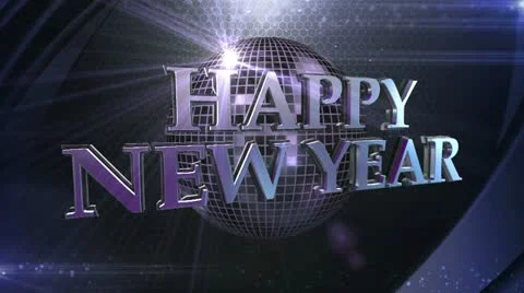 New Years Loop Background Stock Footage 15622260