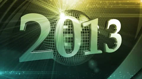 New Years Loop Background Stock Footage 15624050