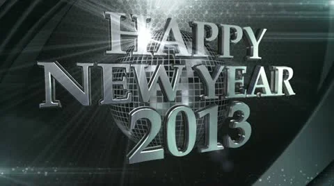 New Years Loop Background Stock Footage 15625901