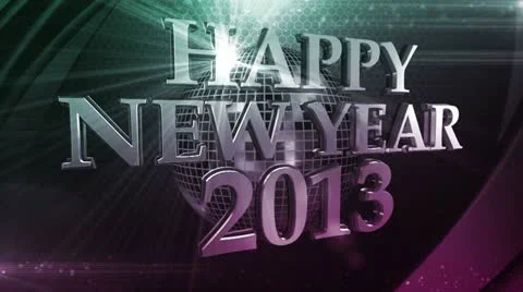 New Years Loop Background Stock Footage 15629472