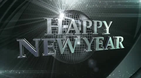 New Years Loop Background Stock Footage 15632982