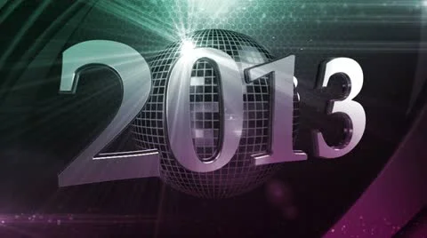 New Years Loop Background Stock Footage 15641335