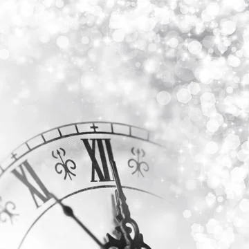 New year's at midnight 스톡 일러스트