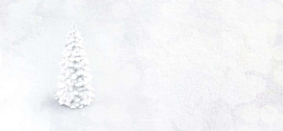 New Year's panoramic postcard Stock Photos