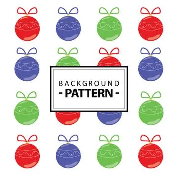 New Year's pattern Stock Illustration