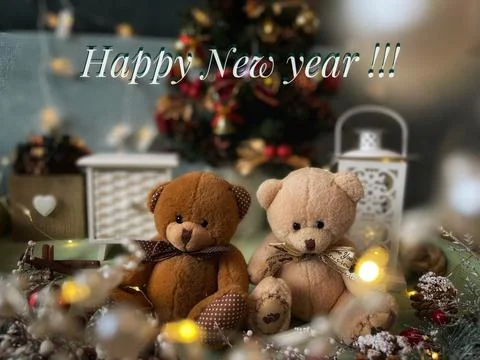 New year’s postcard Stock Photos
